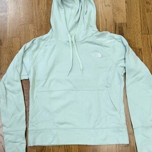 The North Face Women's Light Green Hoodie Sweater